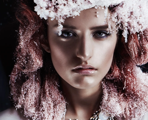 Hair & Make-up Styling: L'OFFICIEL Magazine - Kristalle by Kathrin Tollas