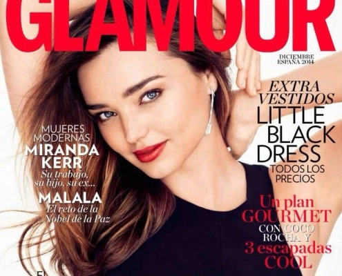Hair & Make-up Styling: GLAMOUR Magazine - Miranda Kerr by Kathrin Tollas