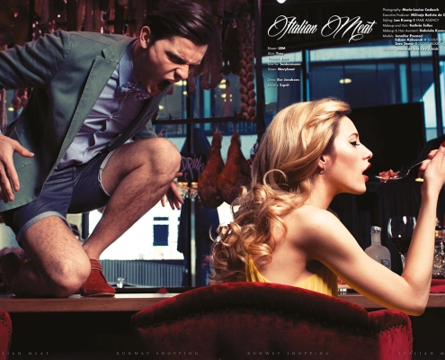 Hair & Make-up Styling: Italian Meat by Kathrin Tollas