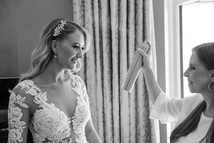 Brautstyling von Kathrin Tollas, Braut Make-up und Brautfrisur