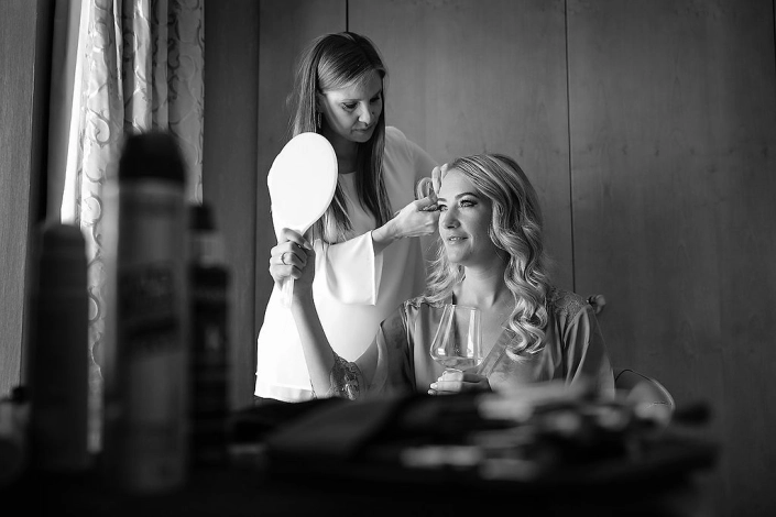 Brautstyling von Kathrin Tollas, Braut Make-up und Brautfrisur