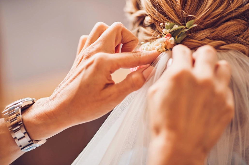Brautstyling von Kathrin Tollas, Braut Make-up und Brautfrisur