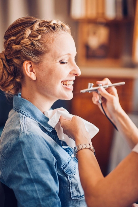 Brautstyling von Kathrin Tollas, Braut Make-up und Brautfrisur
