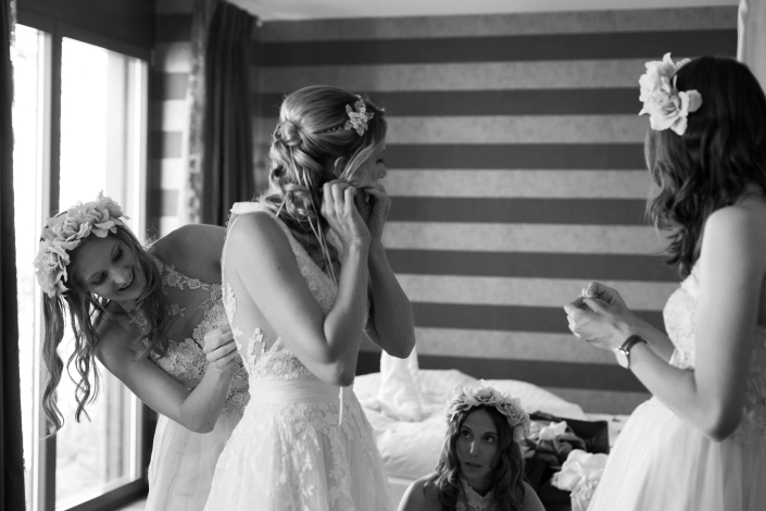 Brautstyling von Kathrin Tollas, Braut Make-up und Brautfrisur