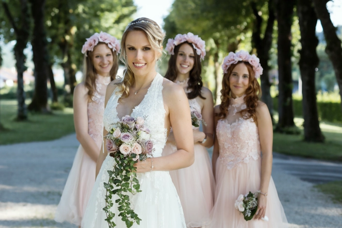 Brautstyling von Kathrin Tollas, Braut Make-up und Brautfrisur