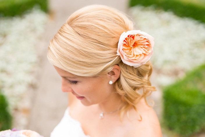 Brautstyling von Kathrin Tollas, Braut Make-up und Brautfrisur