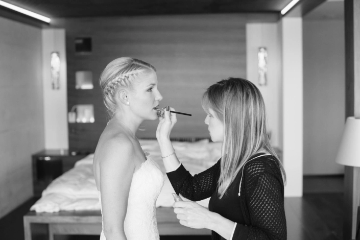 Brautstyling von Kathrin Tollas, Braut Make-up und Brautfrisur