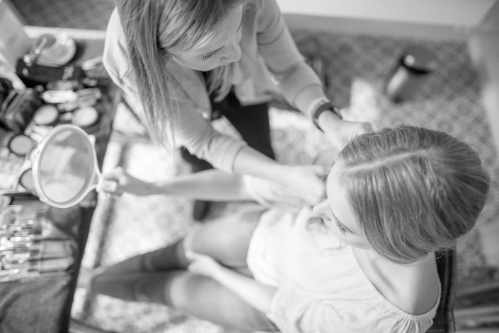Brautstyling von Kathrin Tollas, Braut Make-up und Brautfrisur