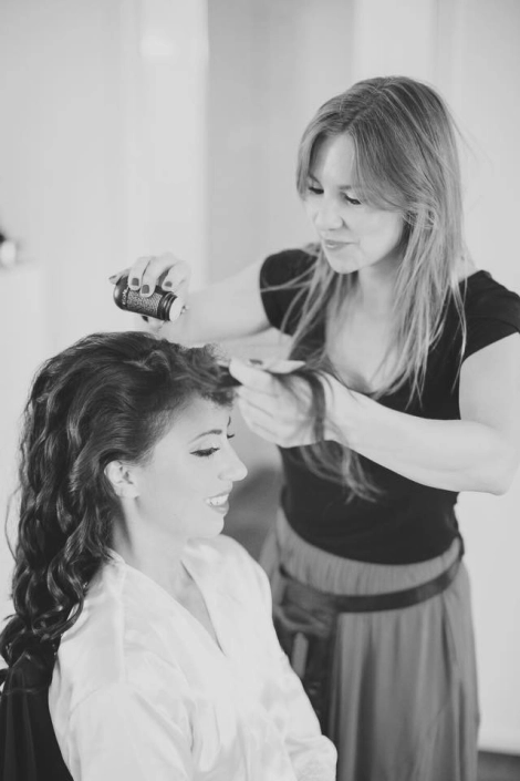 Brautstyling von Kathrin Tollas, Braut Make-up und Brautfrisur