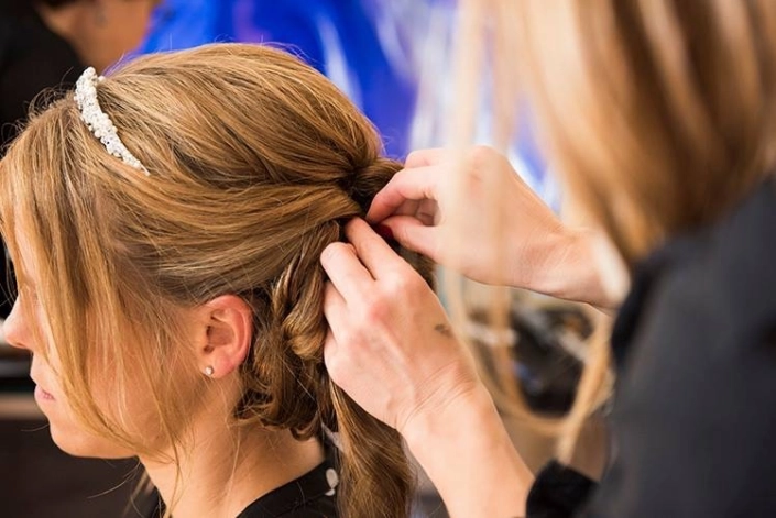Brautstyling von Kathrin Tollas, Braut Make-up und Brautfrisur